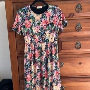 Beeson River Women’s Pink And Blue Maxi Dress Size Small NWOT